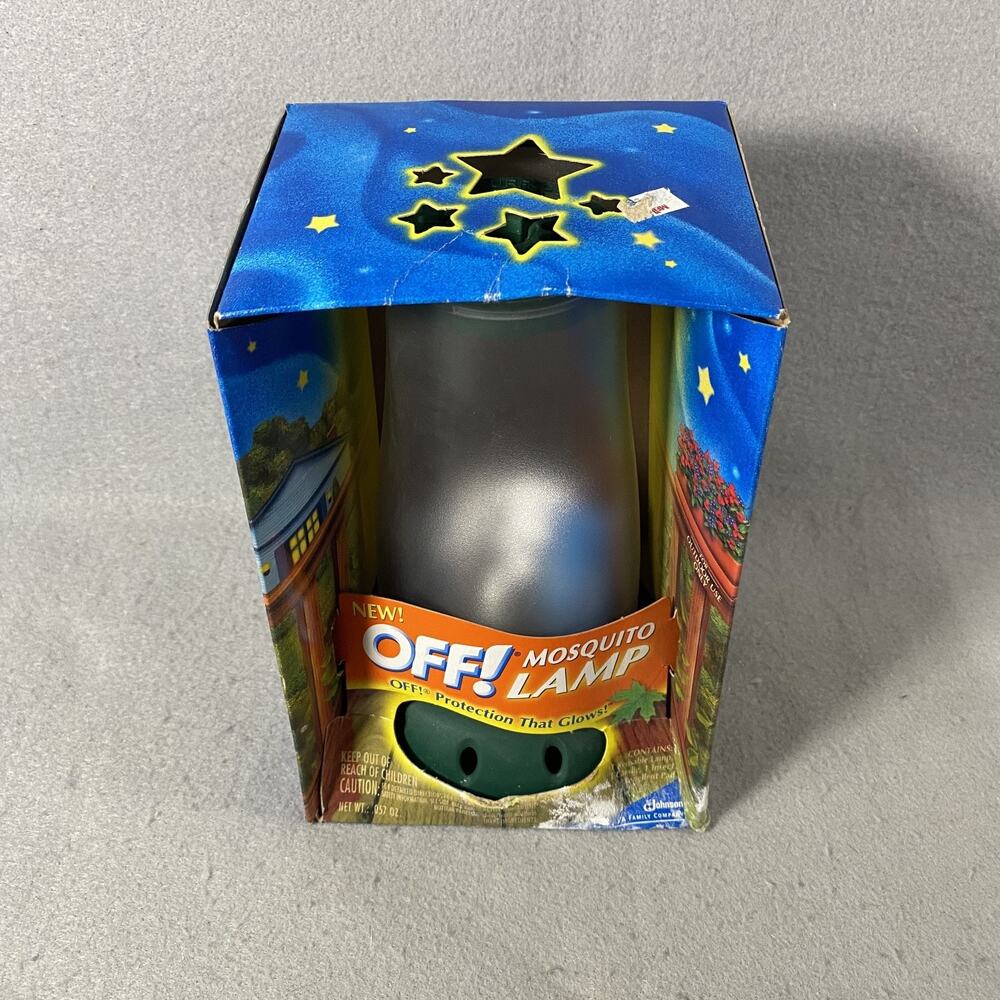 New Off! Mosquito Lamp - 1 Reusable Lamp, 1 Candle, 1 Insect Repellent Pad